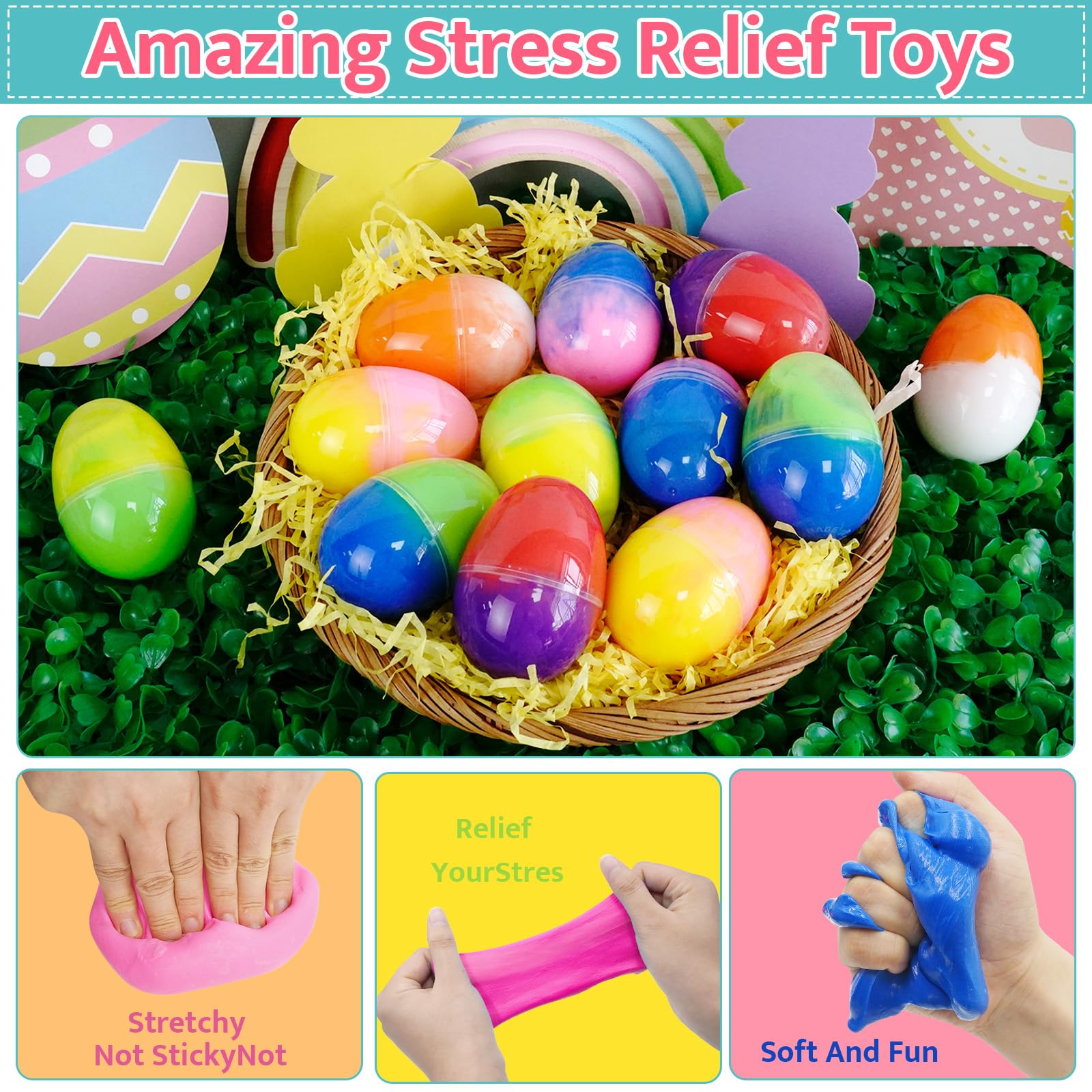 PIONJOY safety-tested slime eggs meet toy safety standards and non-toxic