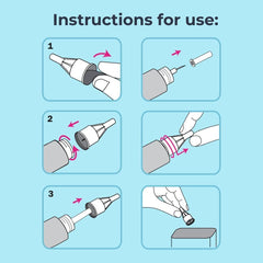Pip EO-sterilized insulin pen needles with protective cap ensure safe handling.