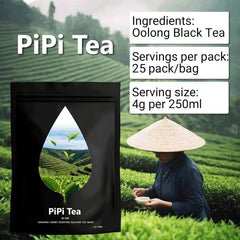Pipi Tea Oolong brewed cup with floral honey aroma.