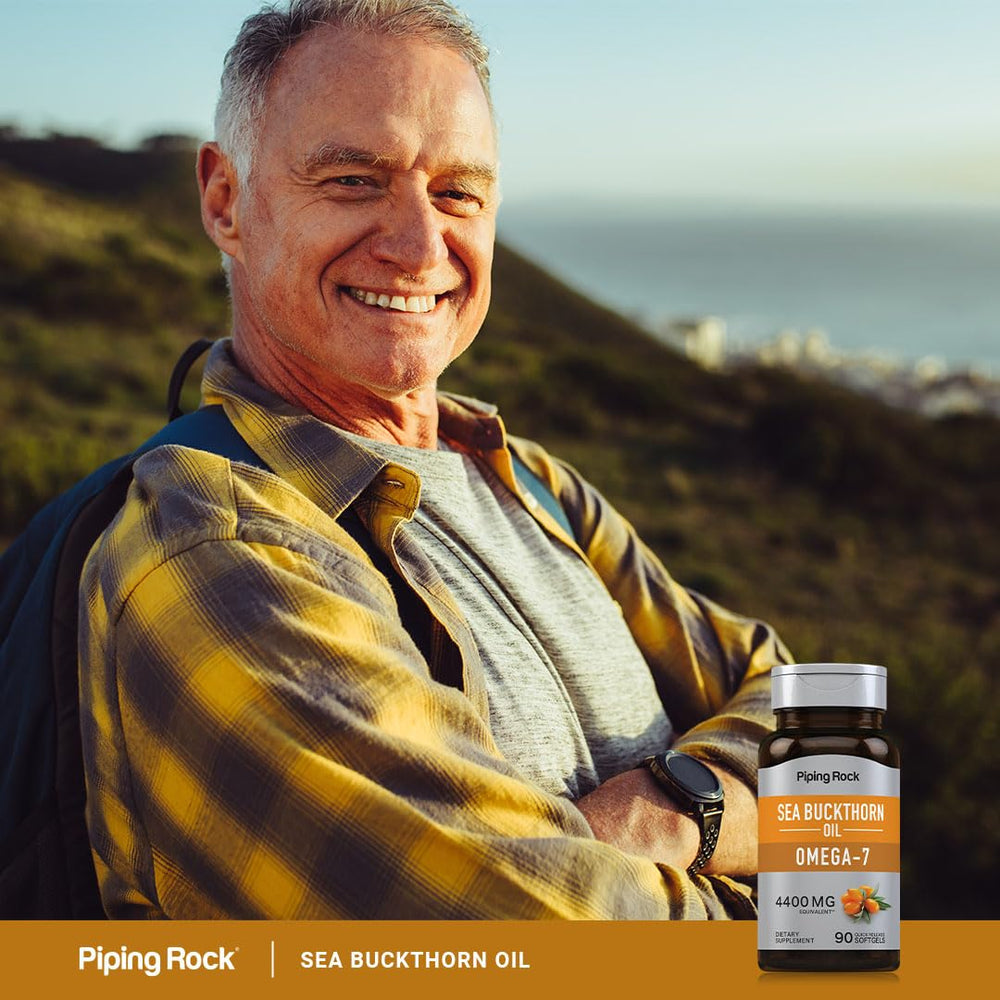 Piping Rock sea buckthorn berries image emphasizing natural extract
