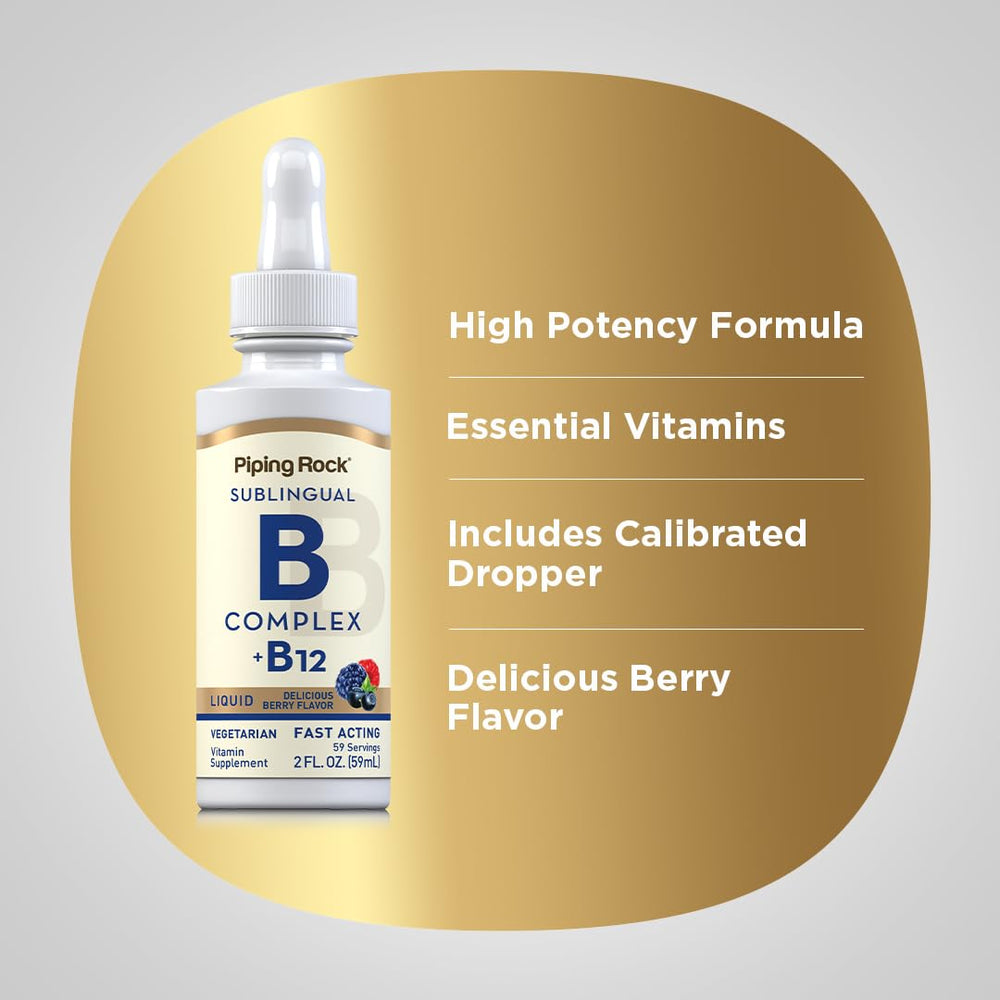 Piping Rock bottle with fresh berries highlighting berry flavor.