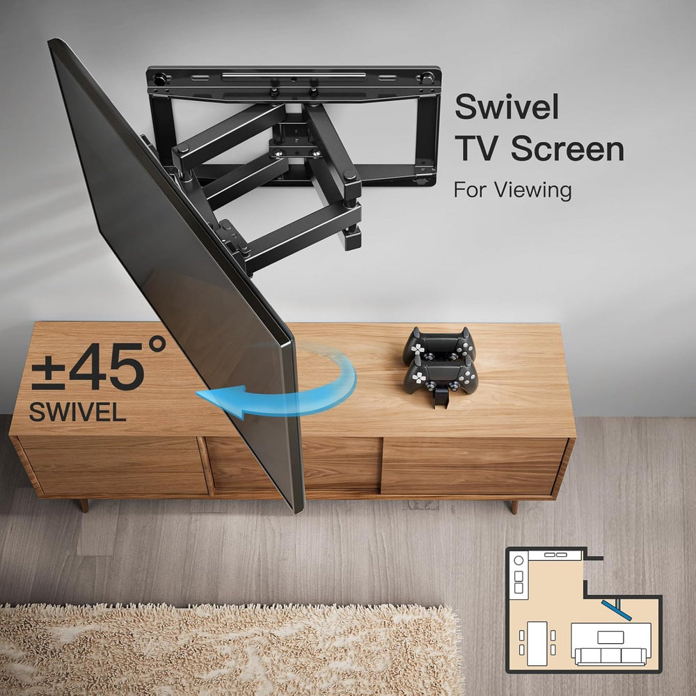 Pipishell tilt feature reduces glare and improves viewing comfort.