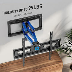 Pipishell wall mount demonstrates smooth swivel for optimal viewing angles.
