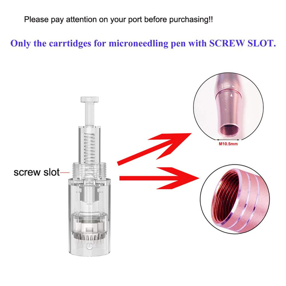 PIPM replacement cartridges for home use with screw-slot compatibility