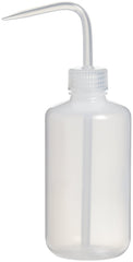 Pirate Face Tattoo ACM wash bottle with angled nozzle for precise lab dispensing.