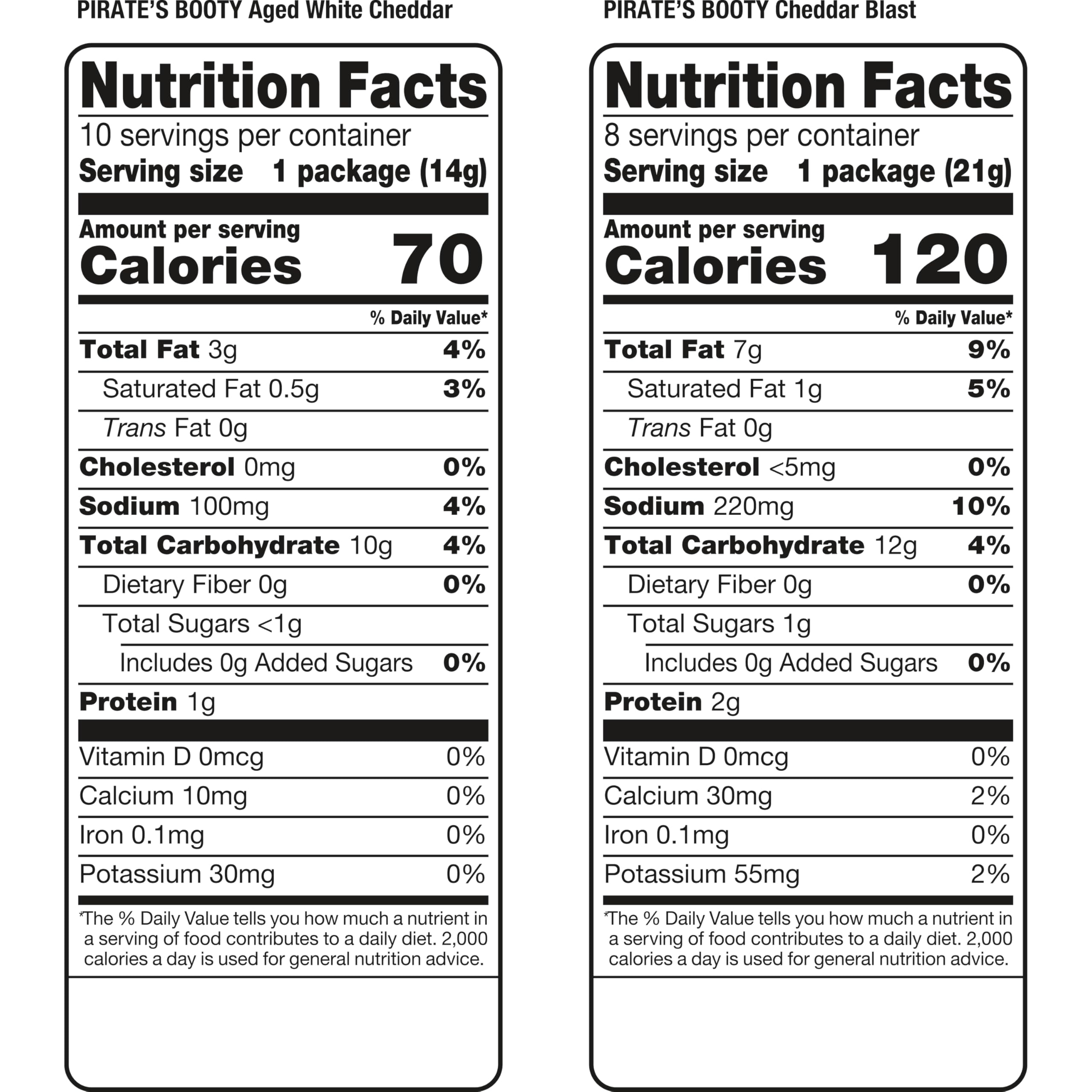 Pirate's Booty 18-count variety pack box for family snacking.