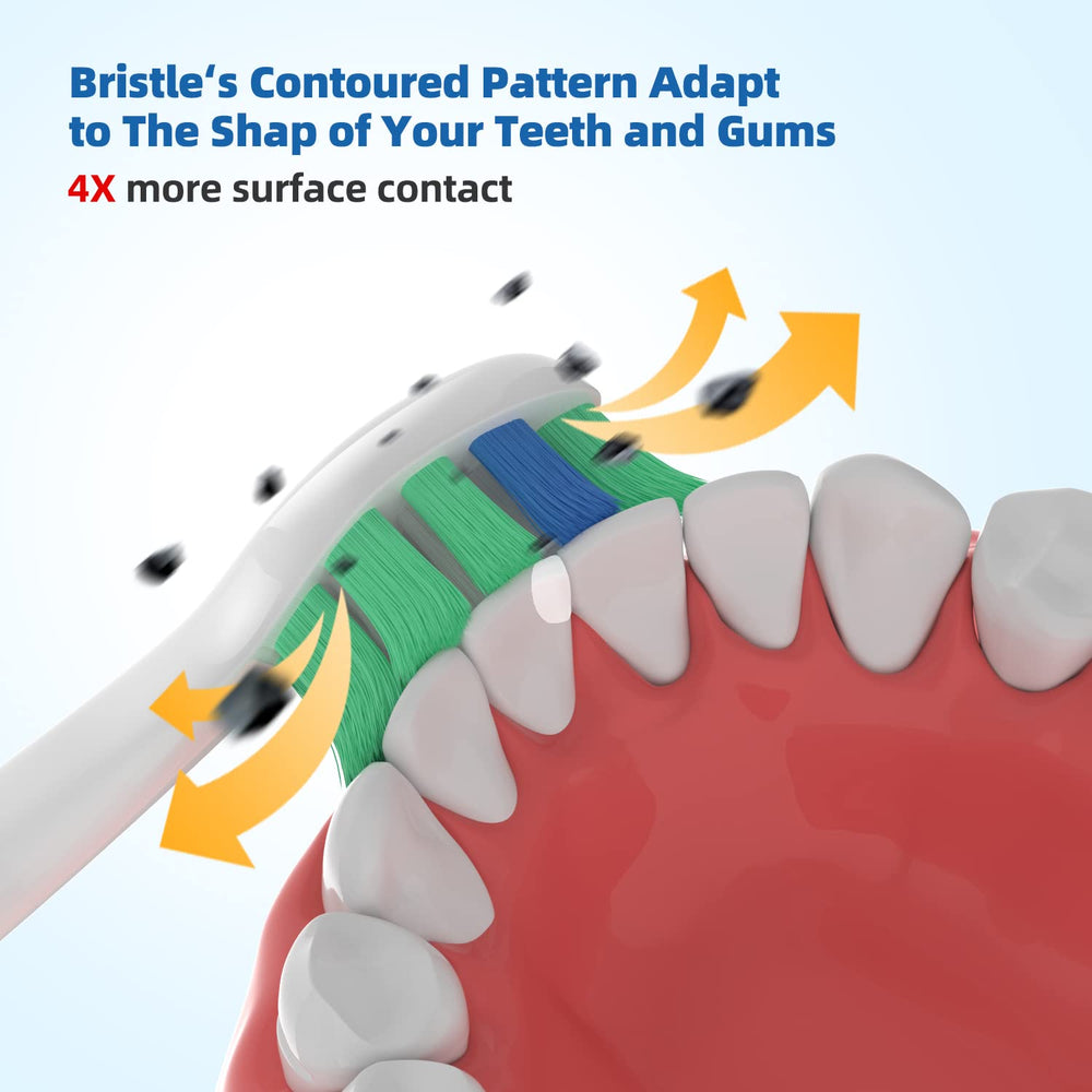 Pisonicleara 0.3-0.6mm gap technology for quieter brushing