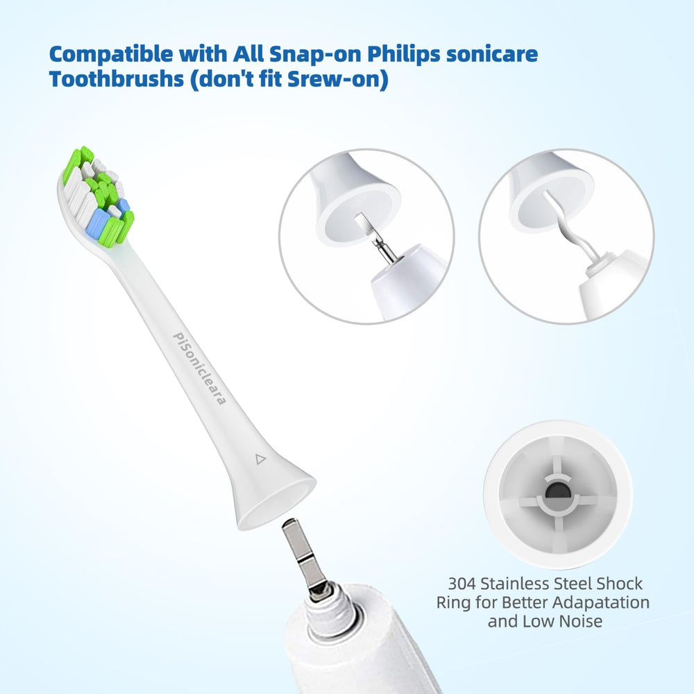 Pisonicleara medium-soft bristles offer comfortable brushing.
