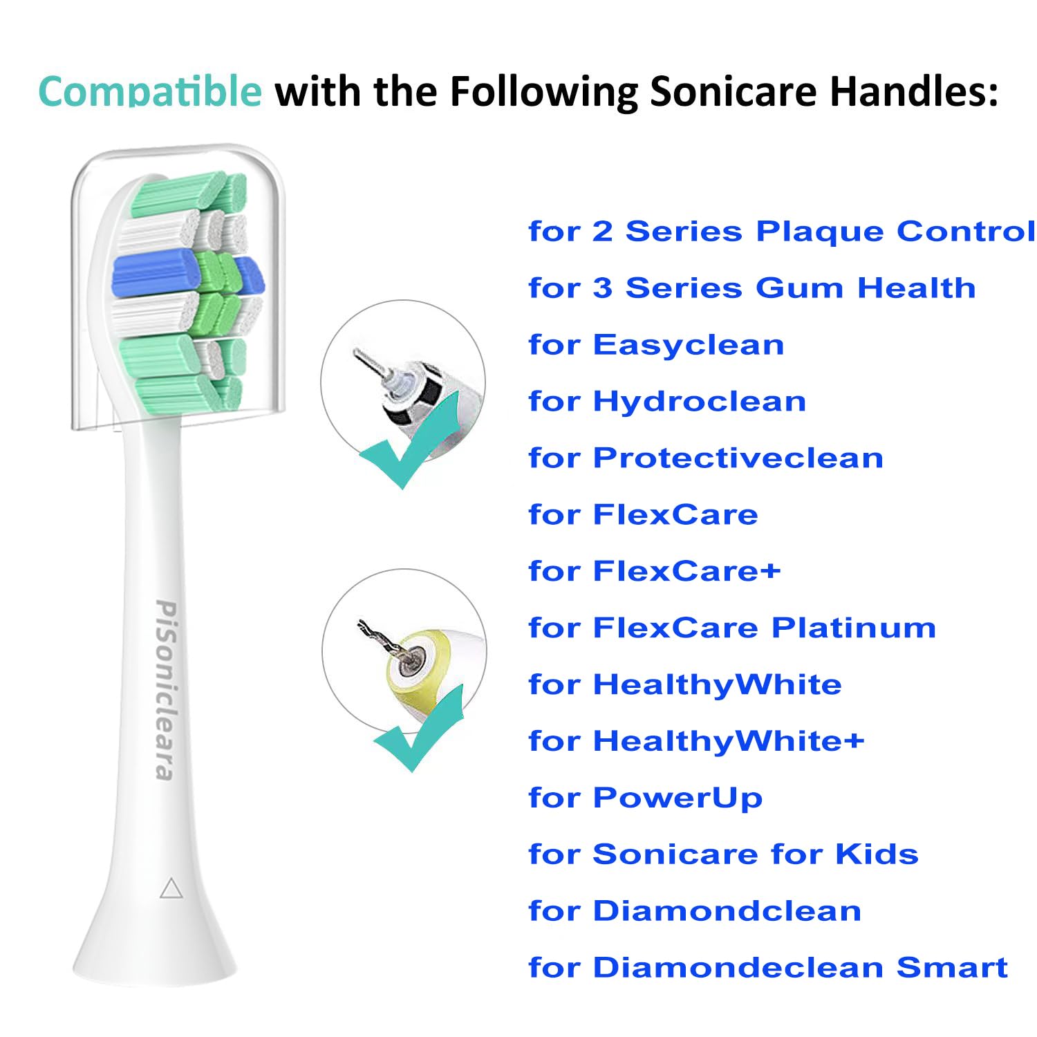 Pisonicleara vacuum-packed heads for hygiene