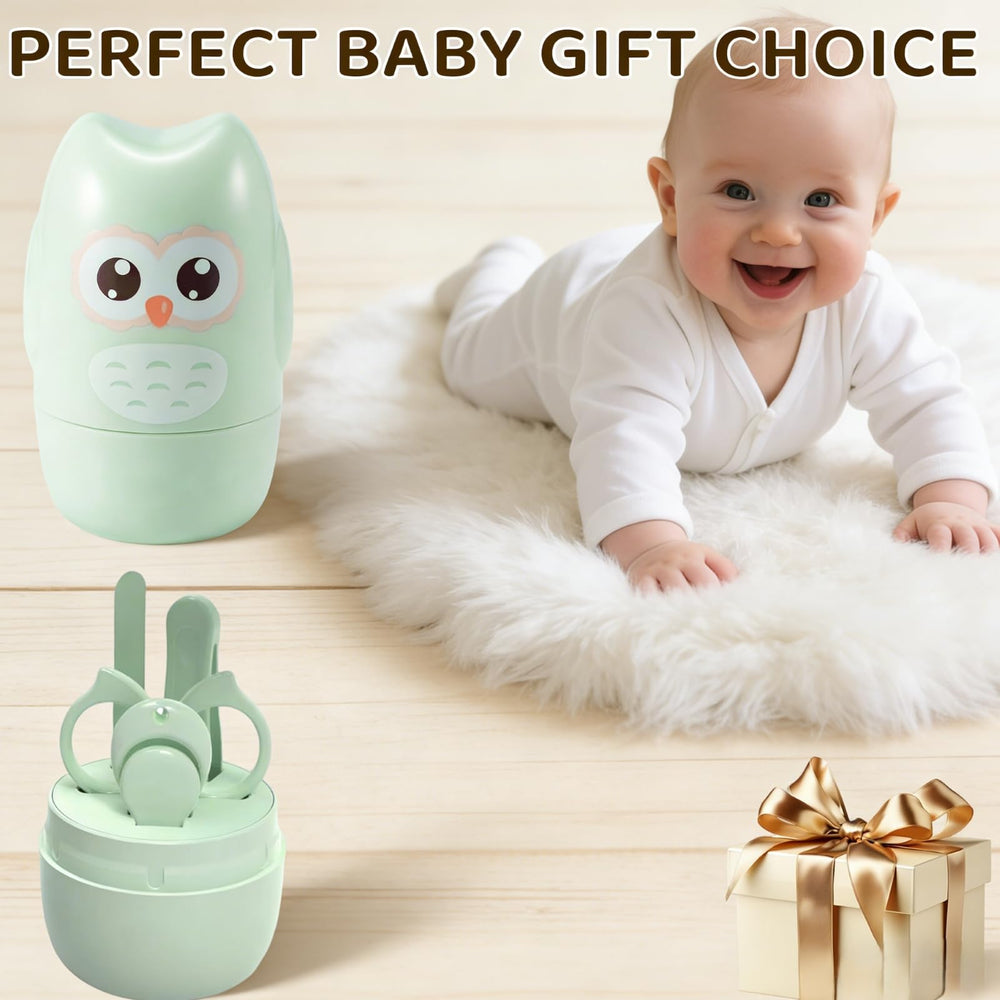 PIXFAIRY baby nail kit in use for gentle trimming