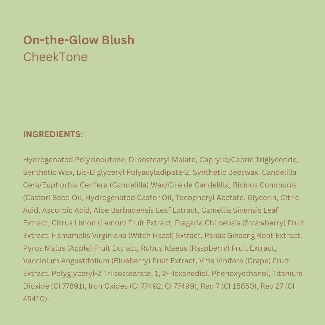 Pixi On-the-Glow Blush Stick Cheektone glow shot captures a fresh, dewy look.