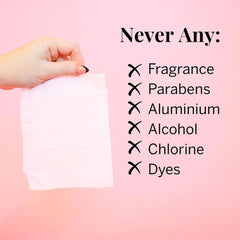 Pixie Cup cup care wipe for gentle rinse and refreshing wipe