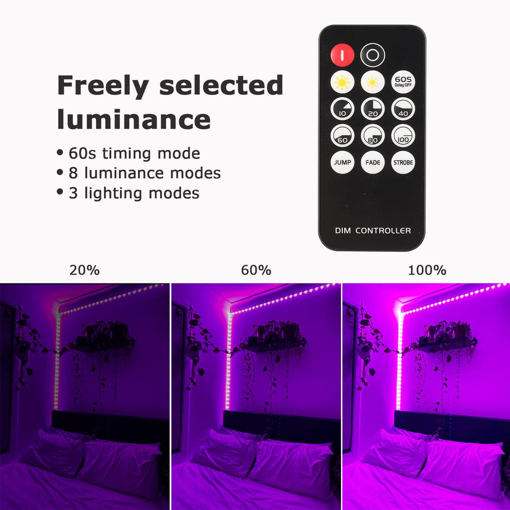 PIZHLO 900 LEDs provide strong fluorescence across surfaces.