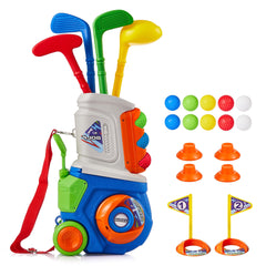 PJG Toddler Golf Set cart shown for portable outdoor play.