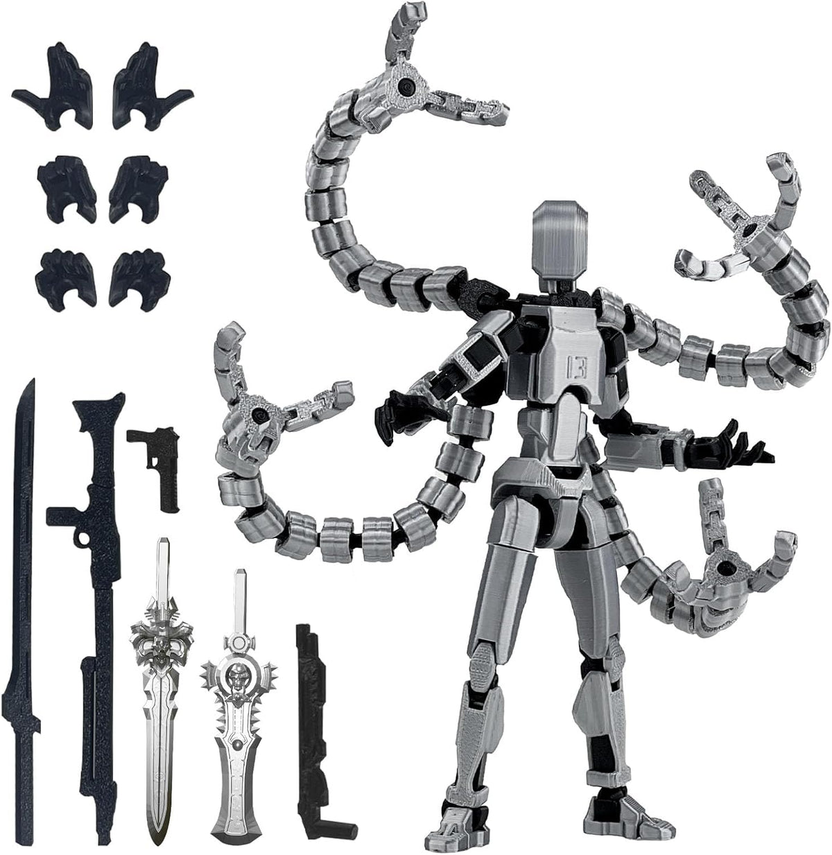 PkghoKids T13 assembled figure for display and posing.