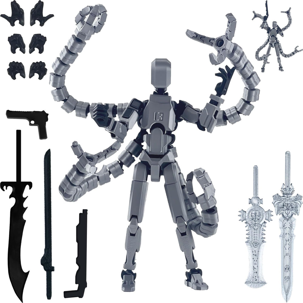 PkghoKids T13 fully articulated joints enable dynamic poses.
