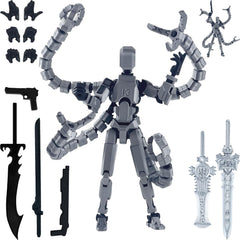PkghoKids T13 fully articulated joints enable dynamic poses.