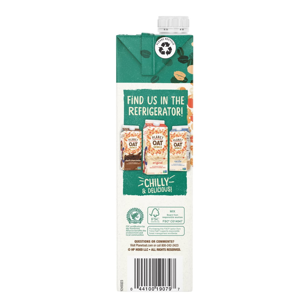 Planet Oat Oatmilk 32oz six-pack front view ready for daily use.