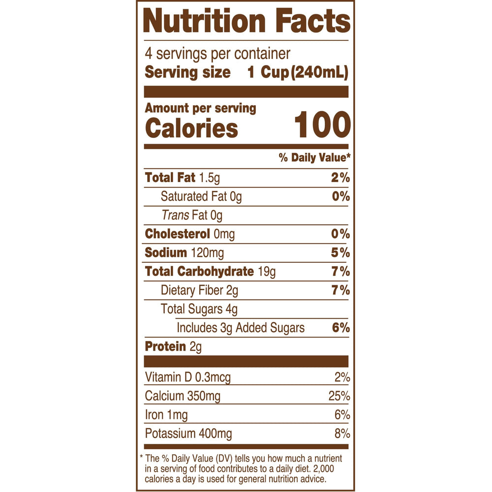 Planet Oat Original Oatmilk label notes calcium source and dairy-free appeal.