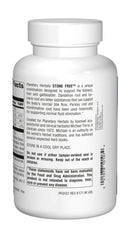 Planetary Herbals Stone Free capsules close-up showing herbal blend.