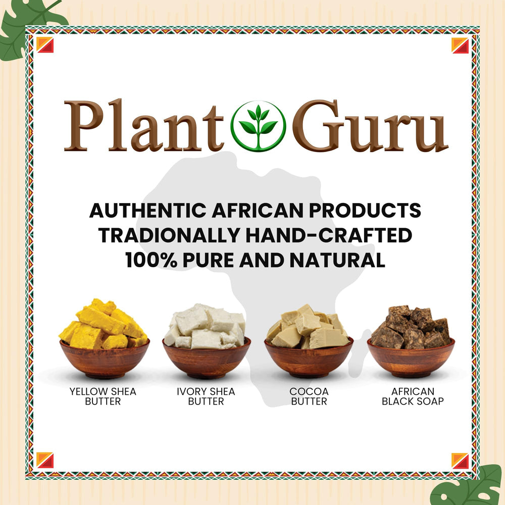 Plant Guru African Black Soap bar 8 oz body-wash style scene supports smooth, refreshed skin.