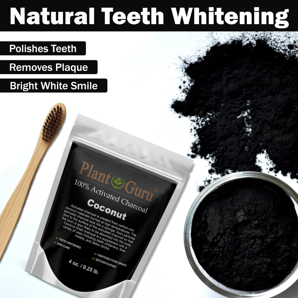 Plant Guru charcoal facial mask powder for detox and clarity