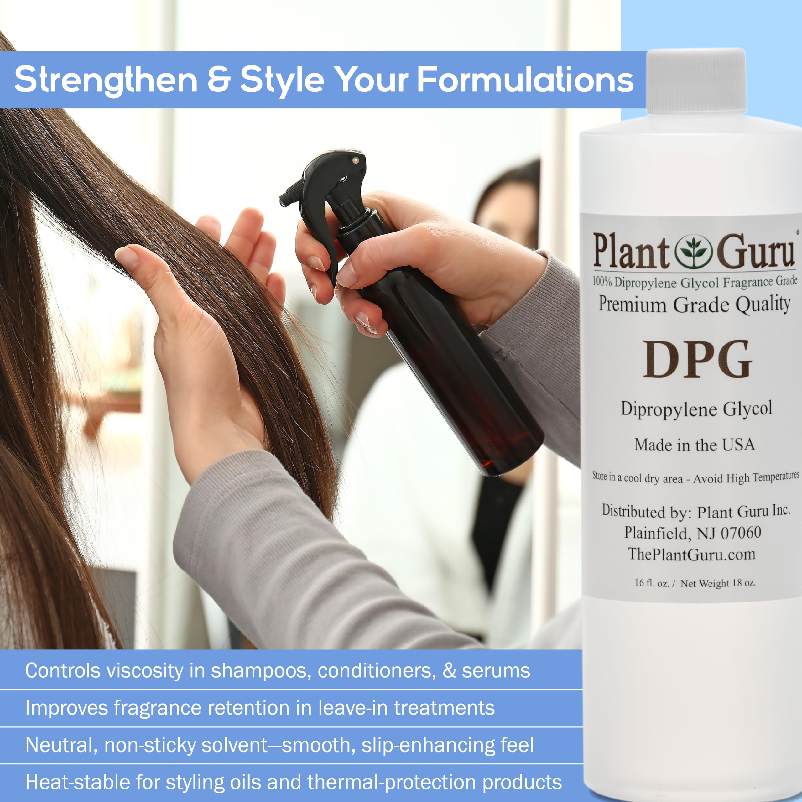 Plant Guru DPG has a high boiling point for stability.