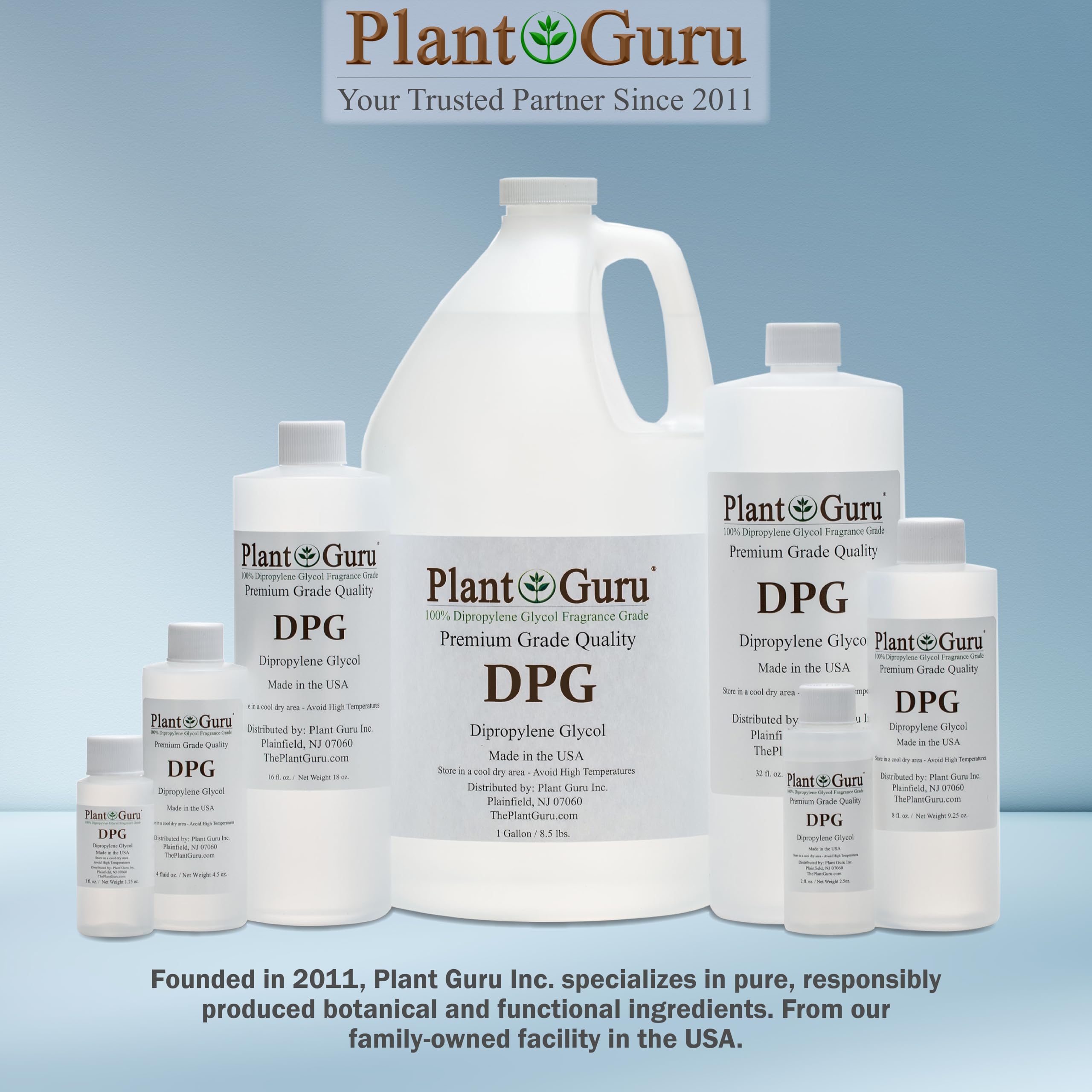 Plant Guru DPG is odorless and colorless for pure fragrance.