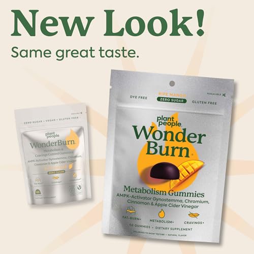Plant People WonderBurn gummies ripe mango close-up with fruity flavor