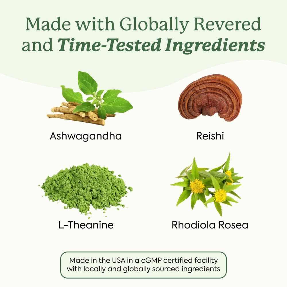 Ashwagandha ingredient detail in WonderCalm promoting balanced mood.