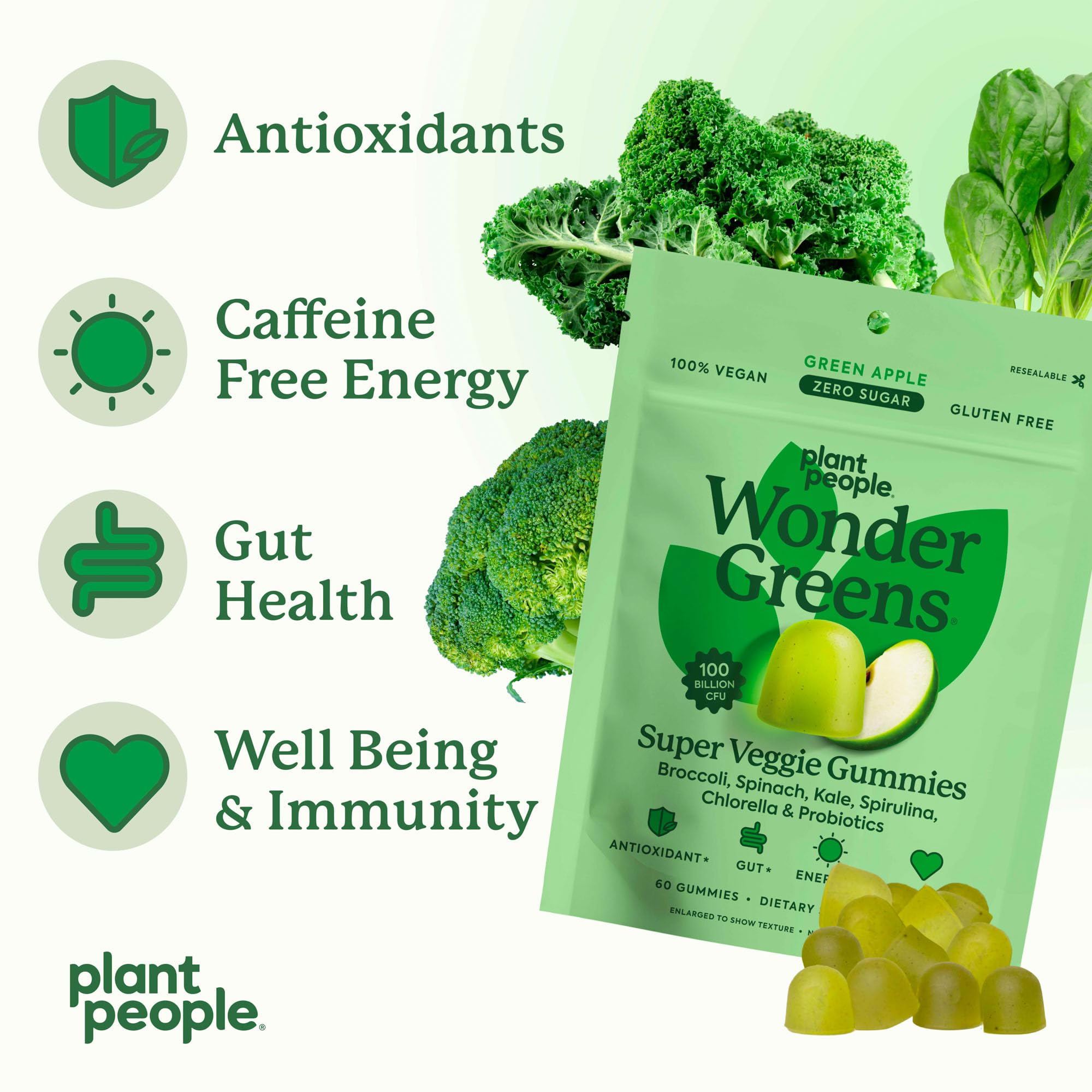 WonderGreens iron content graphic emphasizing nutrient-dense benefits