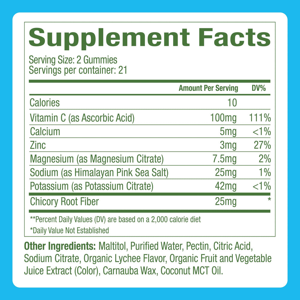 Plant People WonderHydrate label emphasizes no artificial ingredients and lab-tested quality.