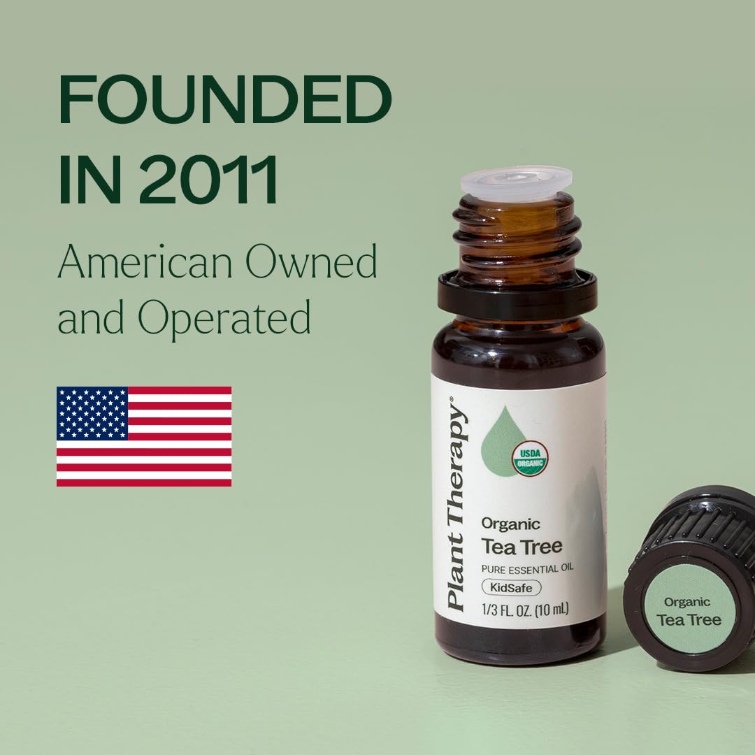 Plant Therapy Tea Tree Oil cleaning use demonstrates natural deodorizing action.