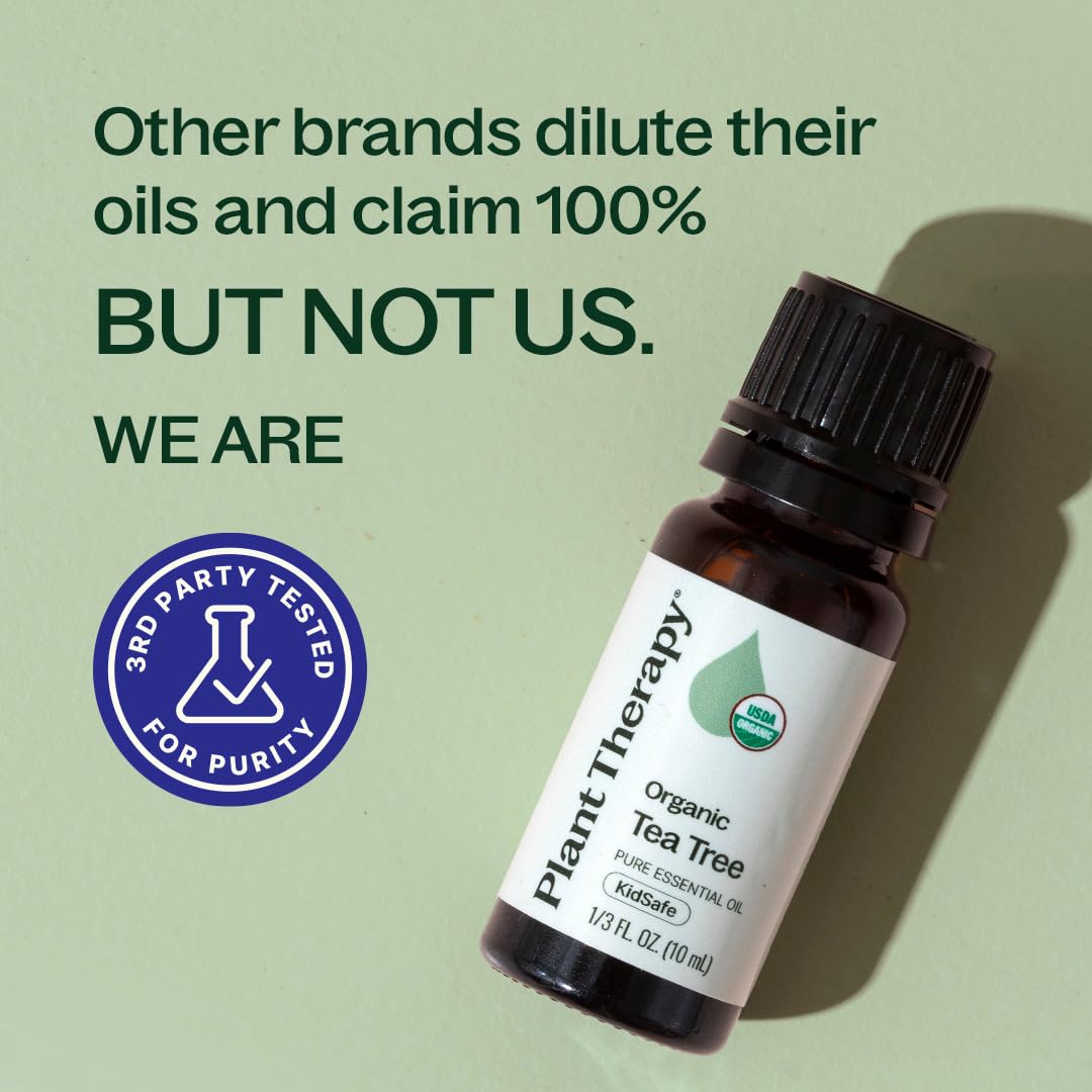 Plant Therapy Tea Tree Oil diffuser image for aromatherapy in tranquil spaces.
