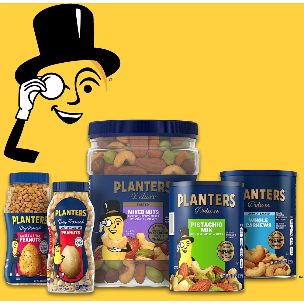 Lunchbox-ready PLANTERS Honey Roasted Cashews for a satisfying bite