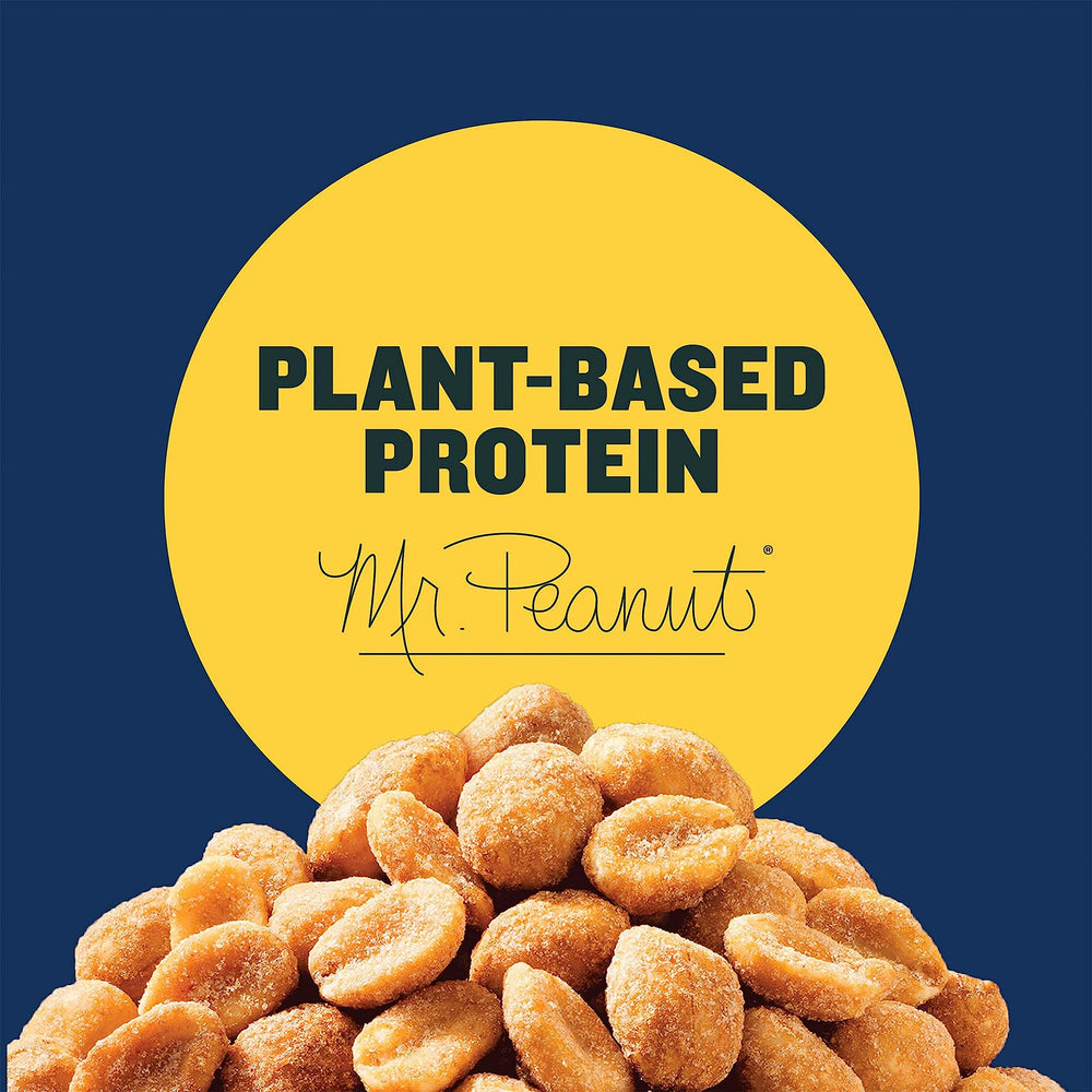 Planters Honey Roasted Peanuts kosher seal highlights quality.