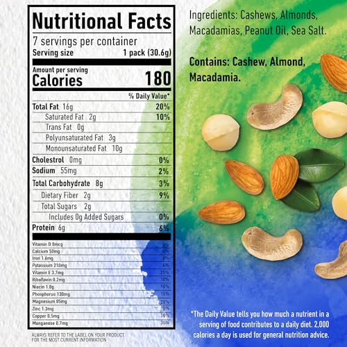 PLANTERS Nut-Rition seven-pouch pack ready for travel, work, and workouts.