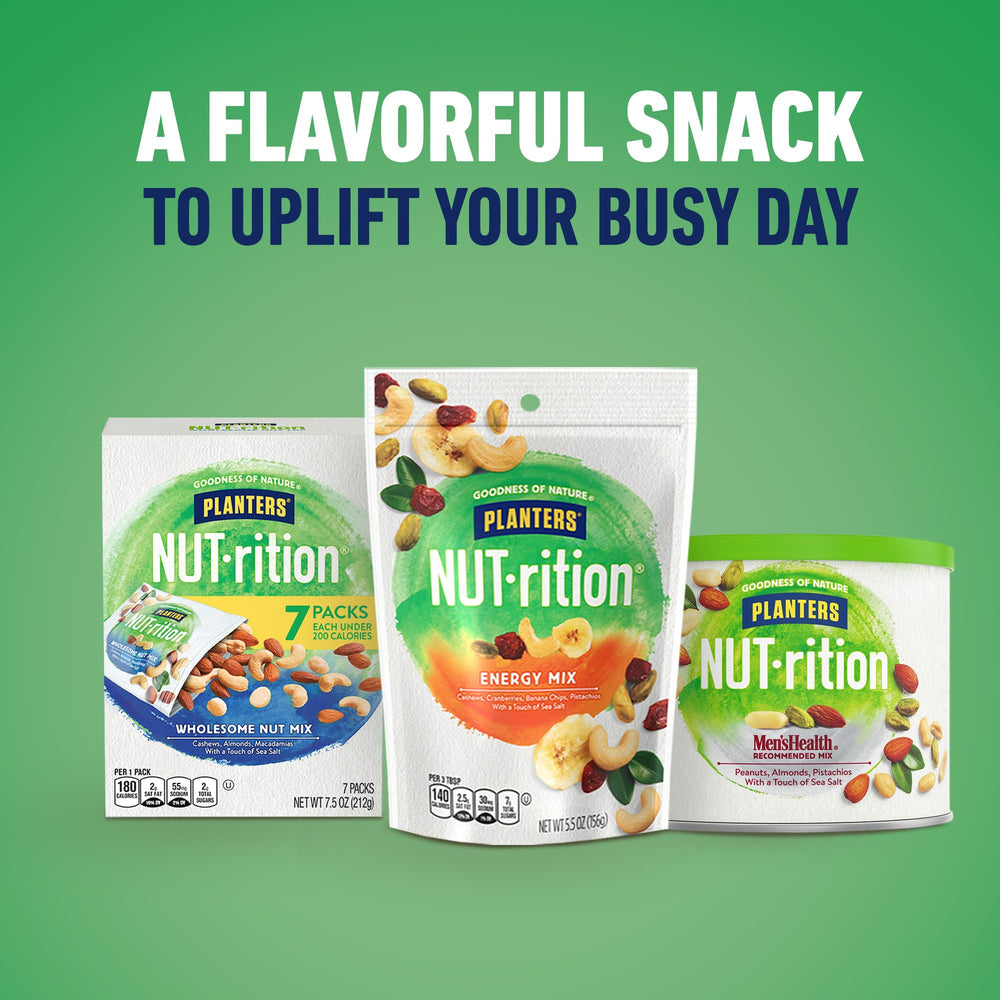 PLANTERS Nut-Rition single-serve portions for after-school or busy days.