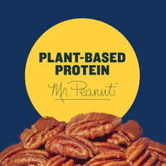 Planters Roasted Pecans sea salt seasoning on each piece