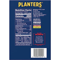 Planters Salted Peanuts 1.75 oz single-serve bag for convenient snacking