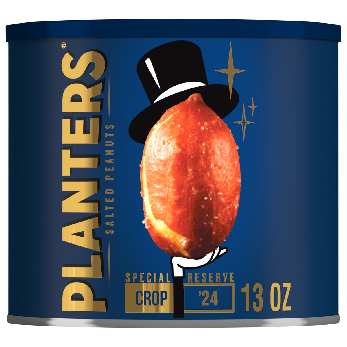 PLANTERS Special Reserve peanuts canister with golden roast aroma for a satisfying snack