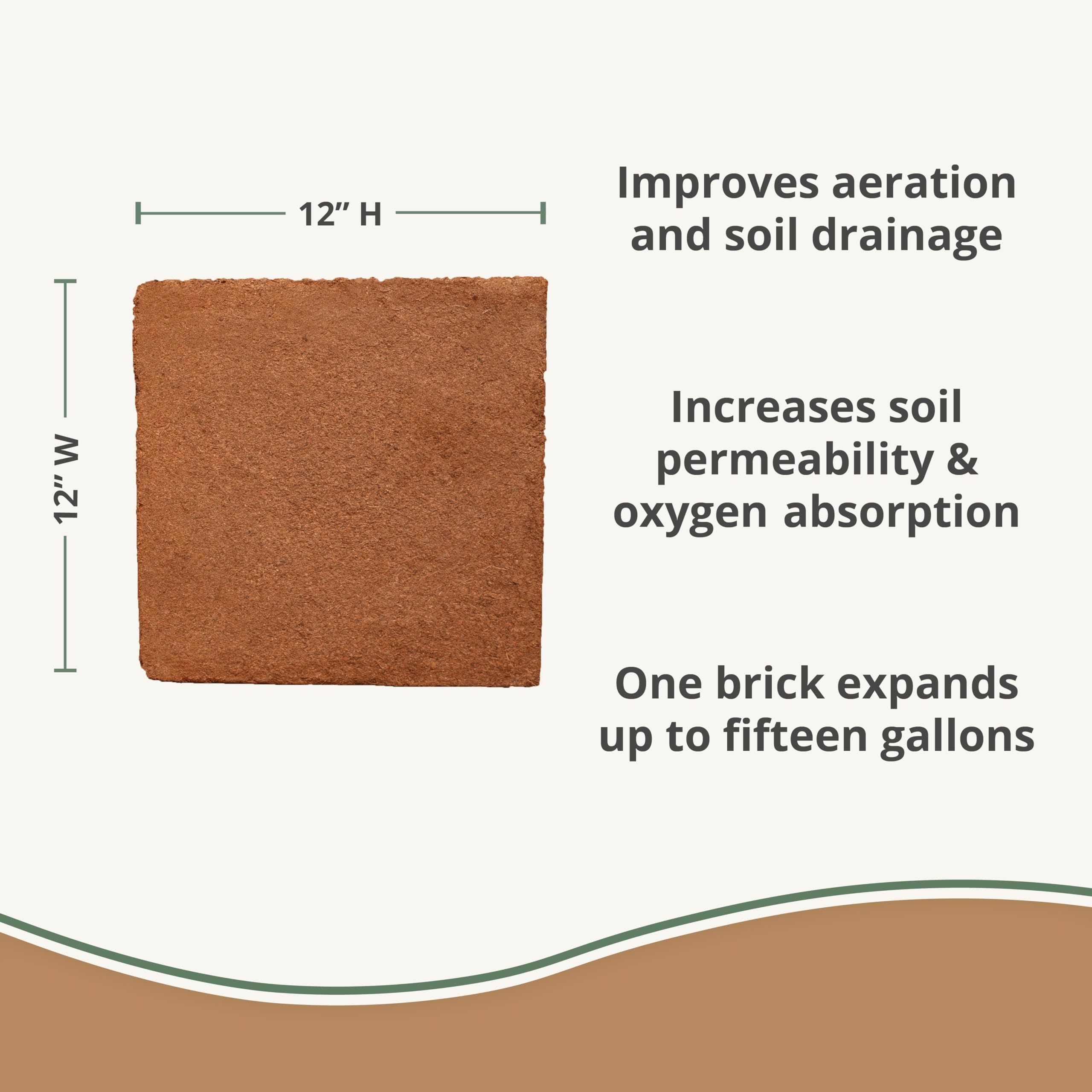 Plantonix Buffered Coco Bliss indoor plant soil support, improves nutrient uptake.