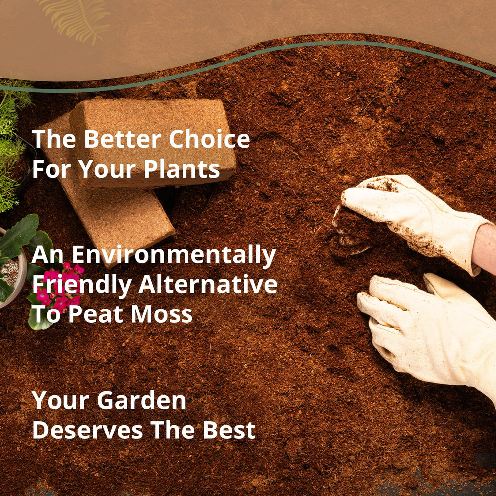 Plantonix Buffered Coco Bliss sustainable packaging highlights eco-friendly gardening.