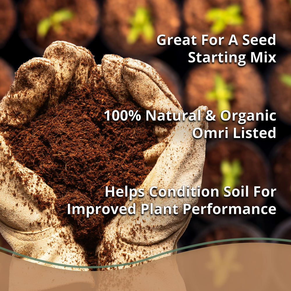Plantonix Coco Bliss natural substrate enriches soil structure in potting mixes.