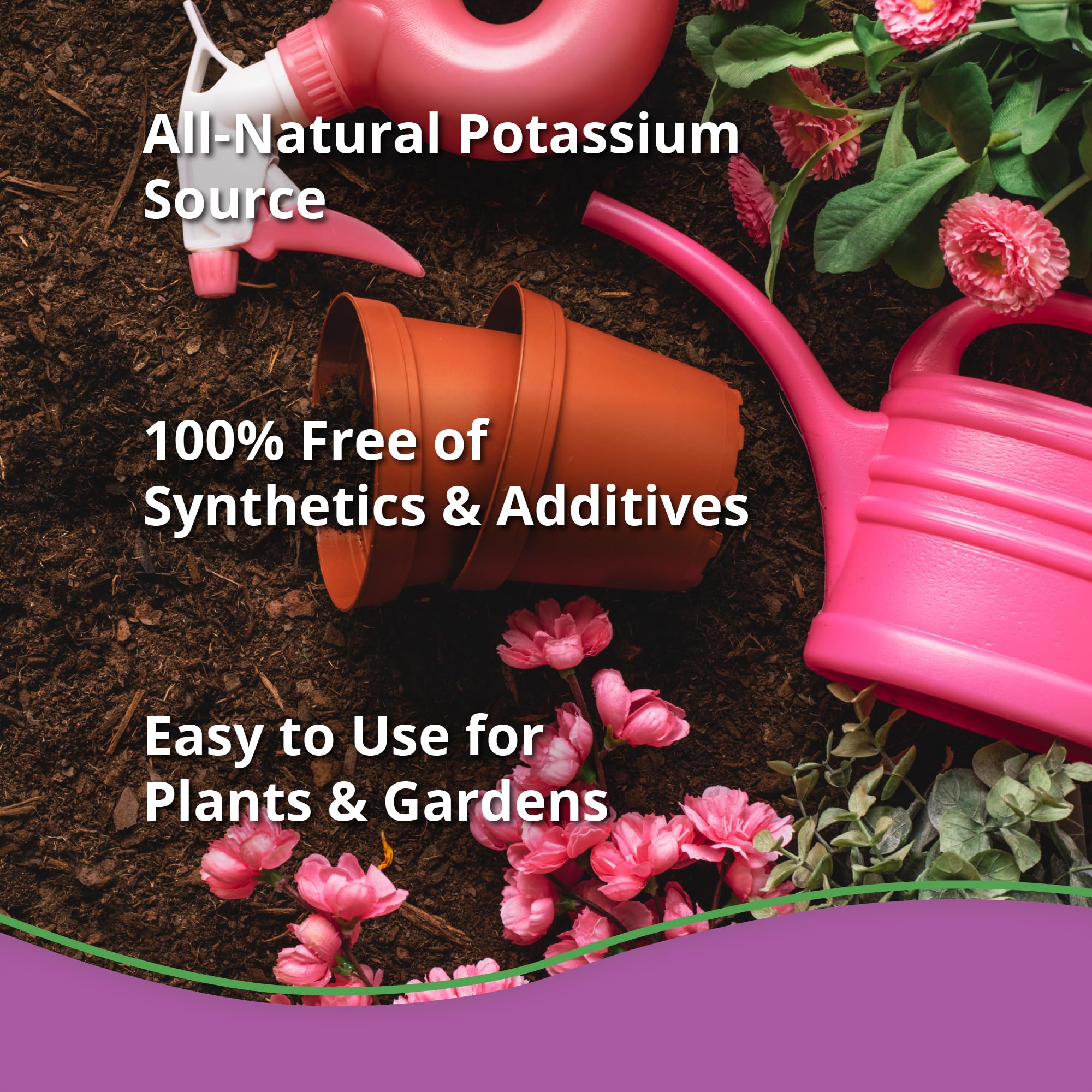 Plantonix Kelp Meal boosts flowering beds with trace minerals