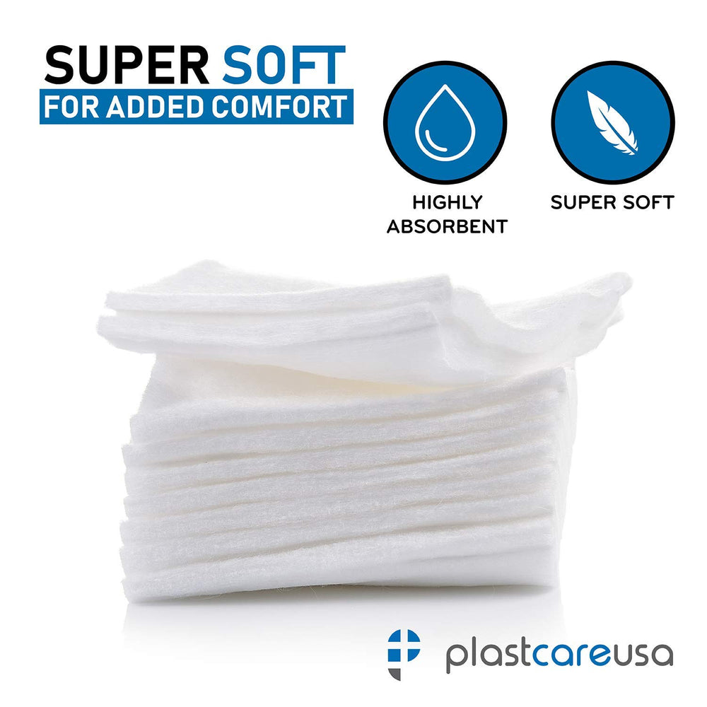 PlastCare USA bulk packaging for clinics with five 200-count packs.