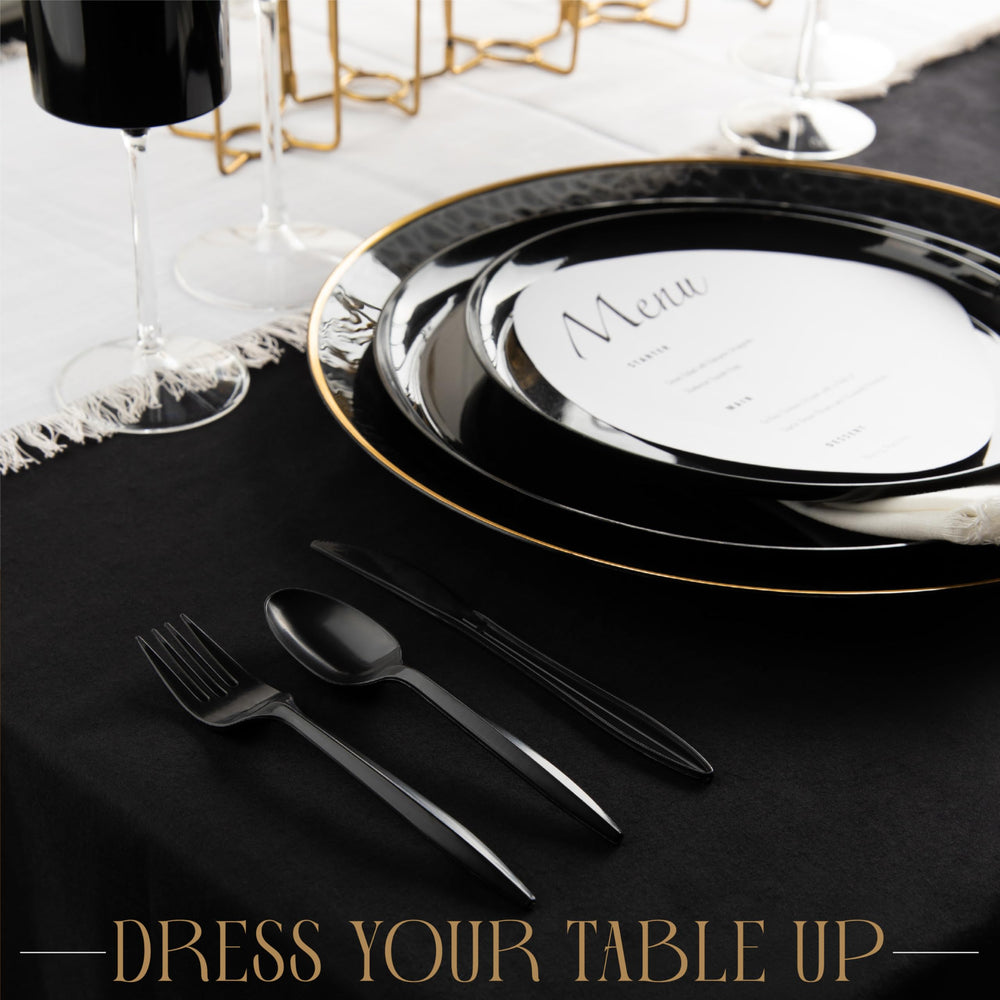 PLASTICPRO bulk silverware simplifies stocking and cleanup after gatherings.