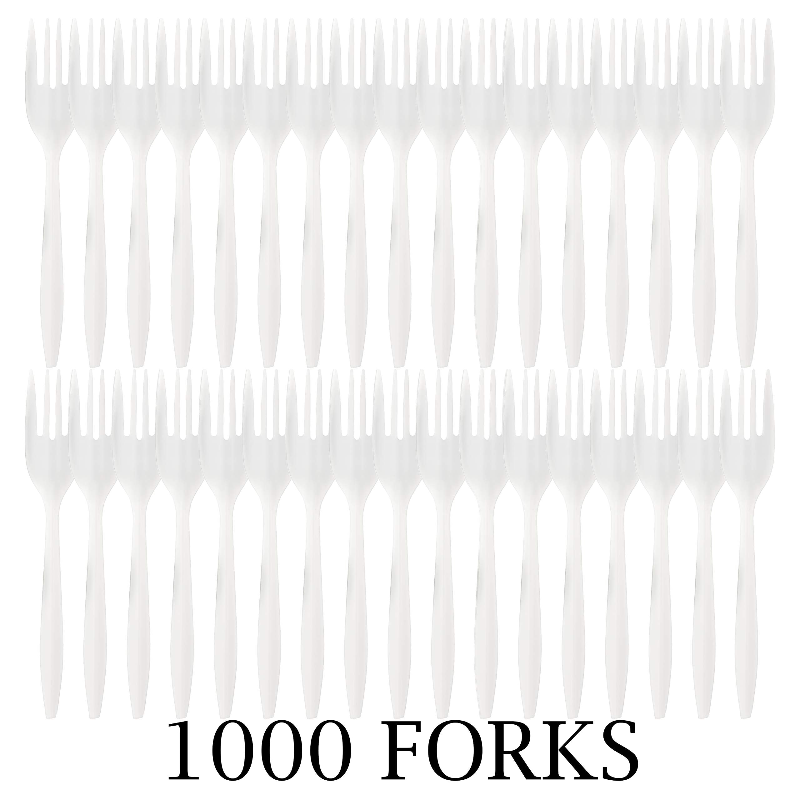 Plasticpro white disposable utensils simplifying cleanup after meals