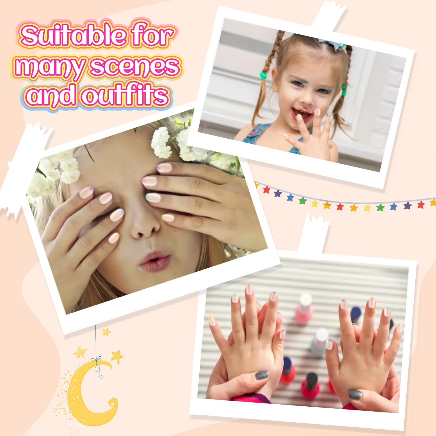 Clear application steps to achieve quick manicure