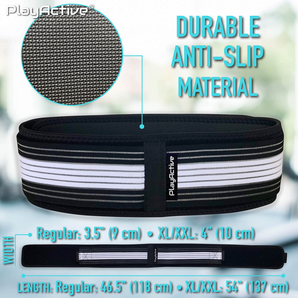 PlayActive Sacroiliac Belt anti-slip material maintains secure wear during activity
